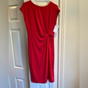 NWT Nordstrom Red Midi Dress